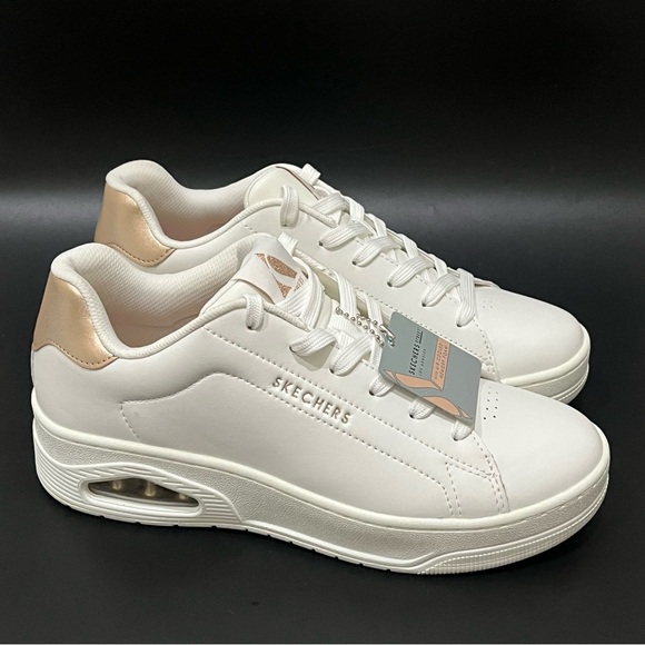 Skechers Uno Courted Air Athletic Shoes Casual Sneakers White Womens Sz 9 - Picture 3 of 9